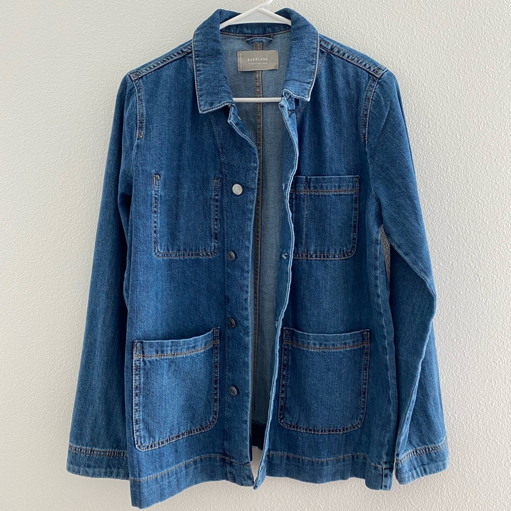Everlane Denim Chore Coat (size small)